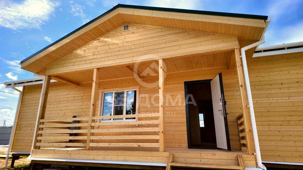 Каркасный дом, 1 эт, 8х12 м с террасой, 3 недели