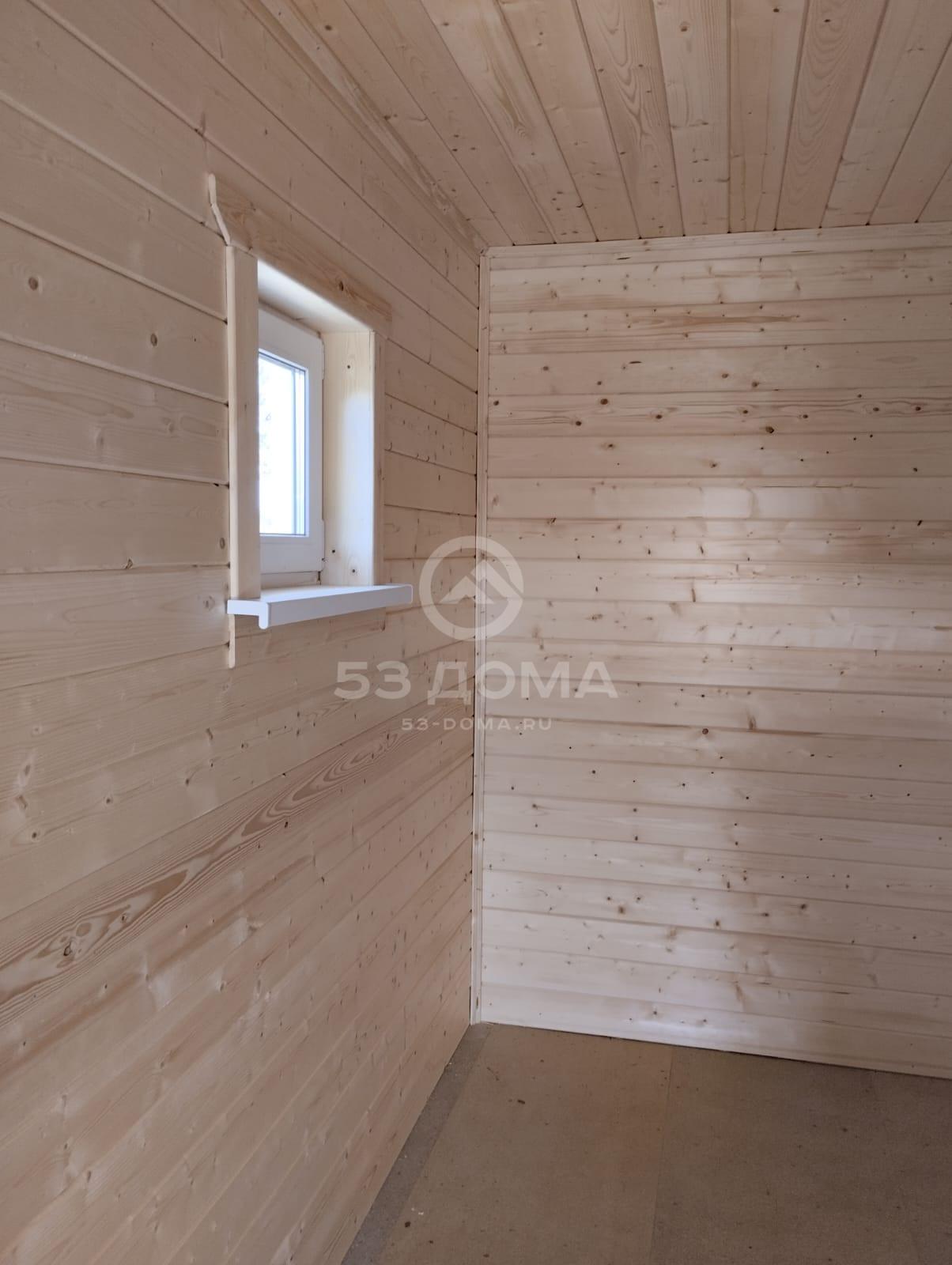 Каркасный дом 8х8 м, 1 эт, с террасой, 3 недели
