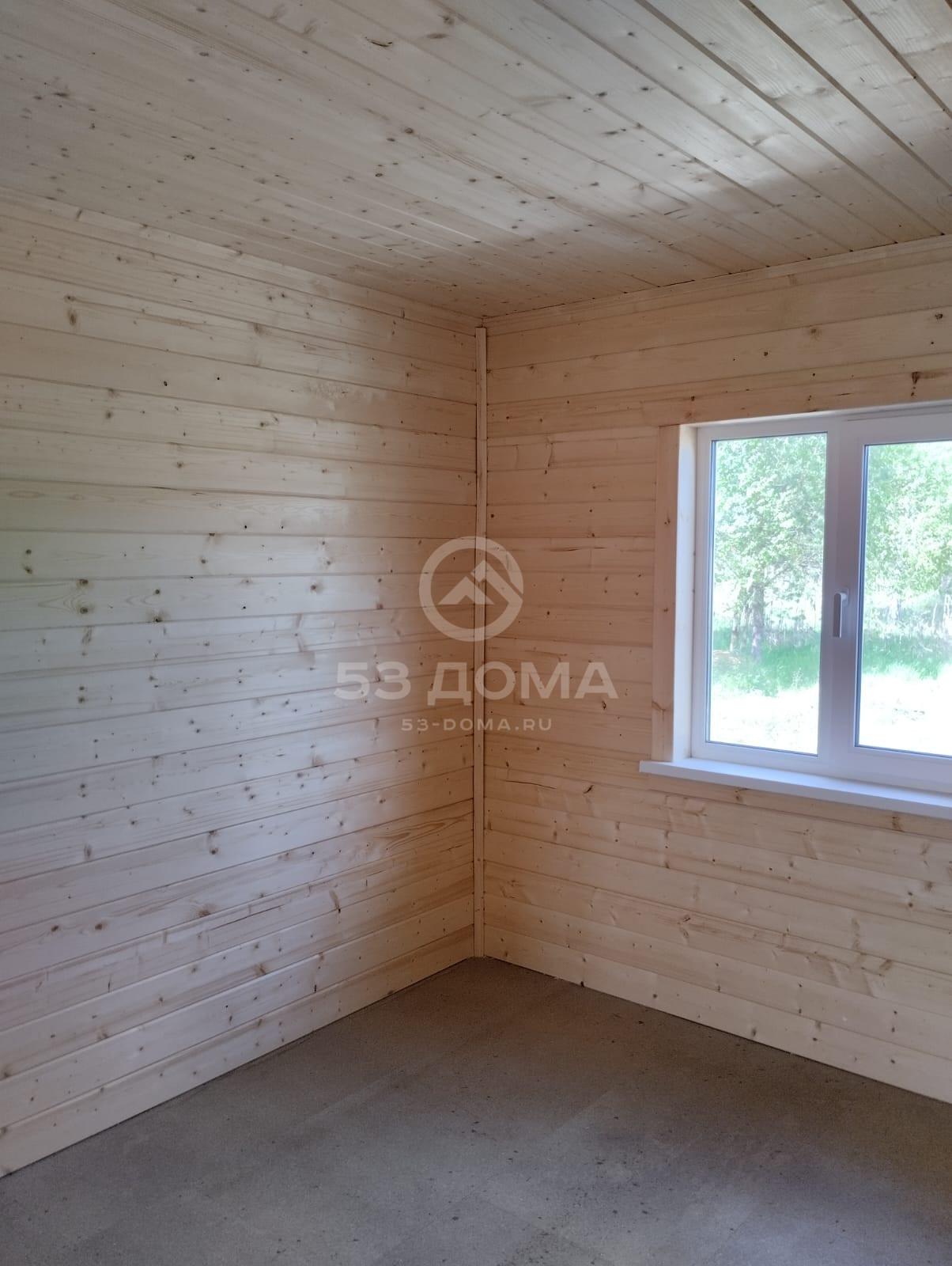 Каркасный дом 8х8 м, 1 эт, с террасой, 3 недели