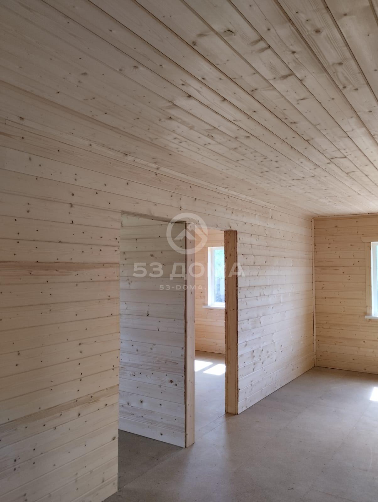 Каркасный дом 8х8 м, 1 эт, с террасой, 3 недели