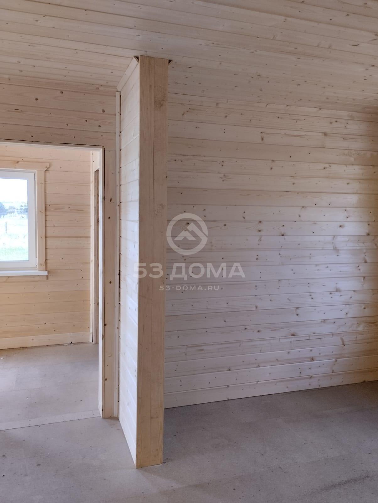 Каркасный дом 8х8 м, 1 эт, с террасой, 3 недели