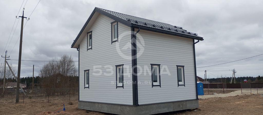 Каркасный дом 1,5 эт, 7х7 м, 4 недели