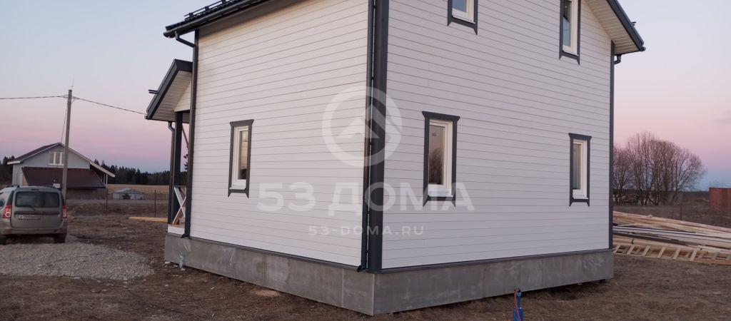 Каркасный дом 1,5 эт, 7х7 м, 4 недели