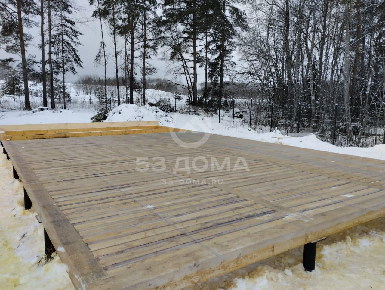 Каркасное строение 6х11 м, с террасой 3х6 м
