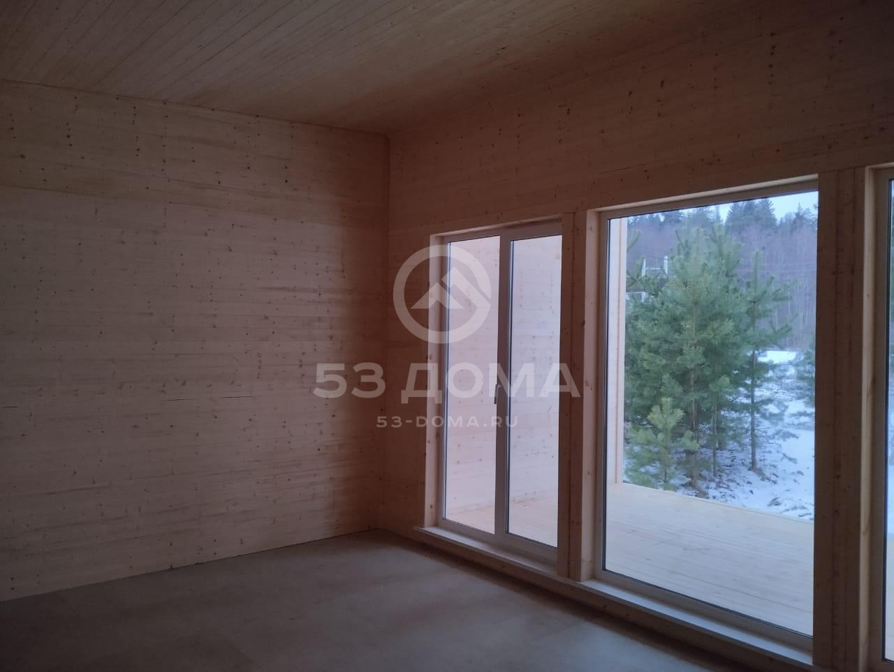 Каркасное строение 6х11 м, с террасой 3х6 м