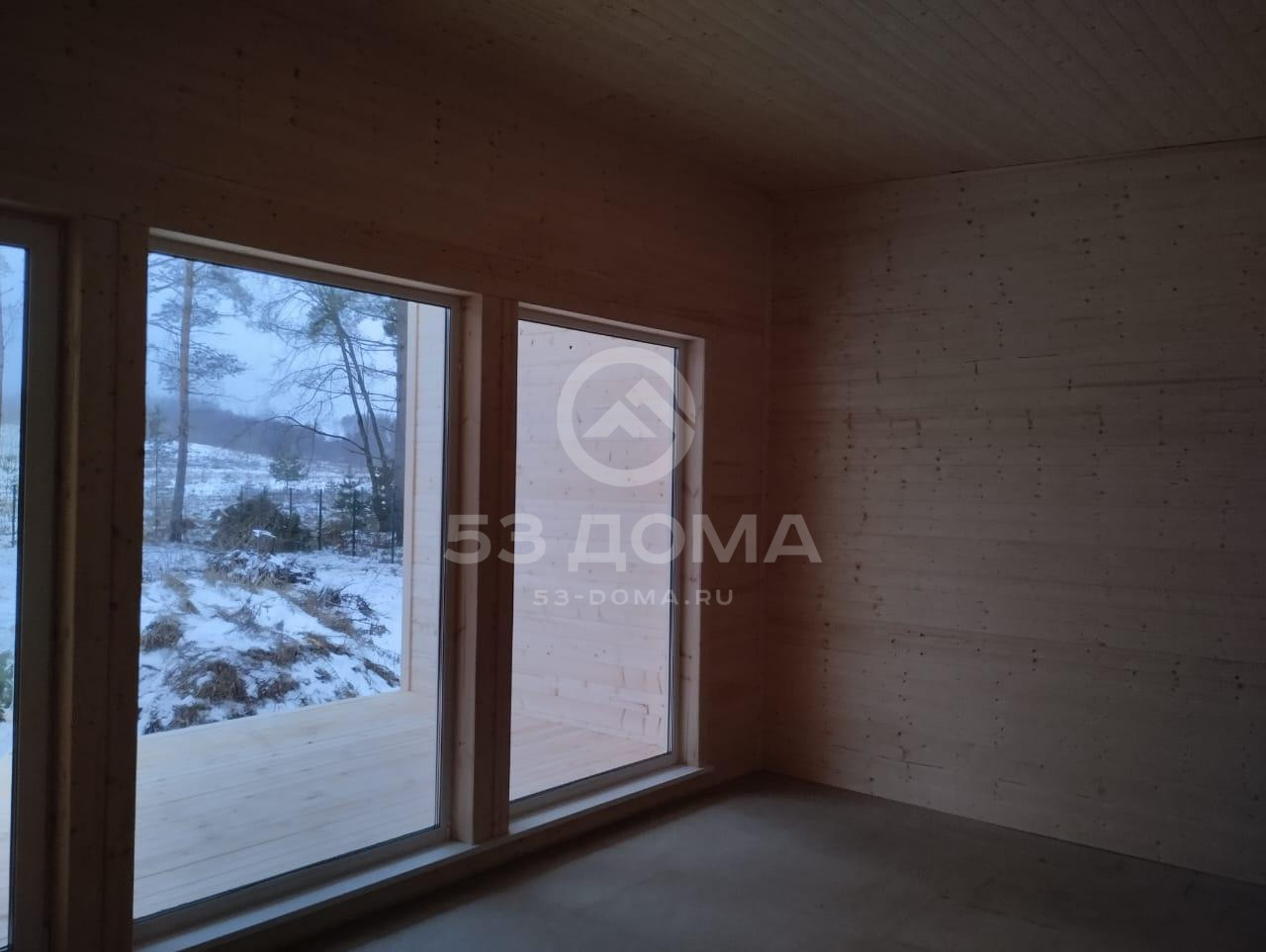 Каркасное строение 6х11 м, с террасой 3х6 м