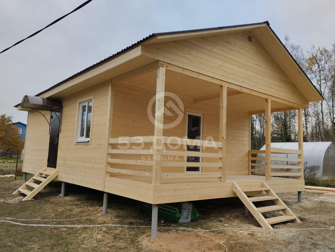 Каркасный дом 1 эт, 6х9 м, 2 недели