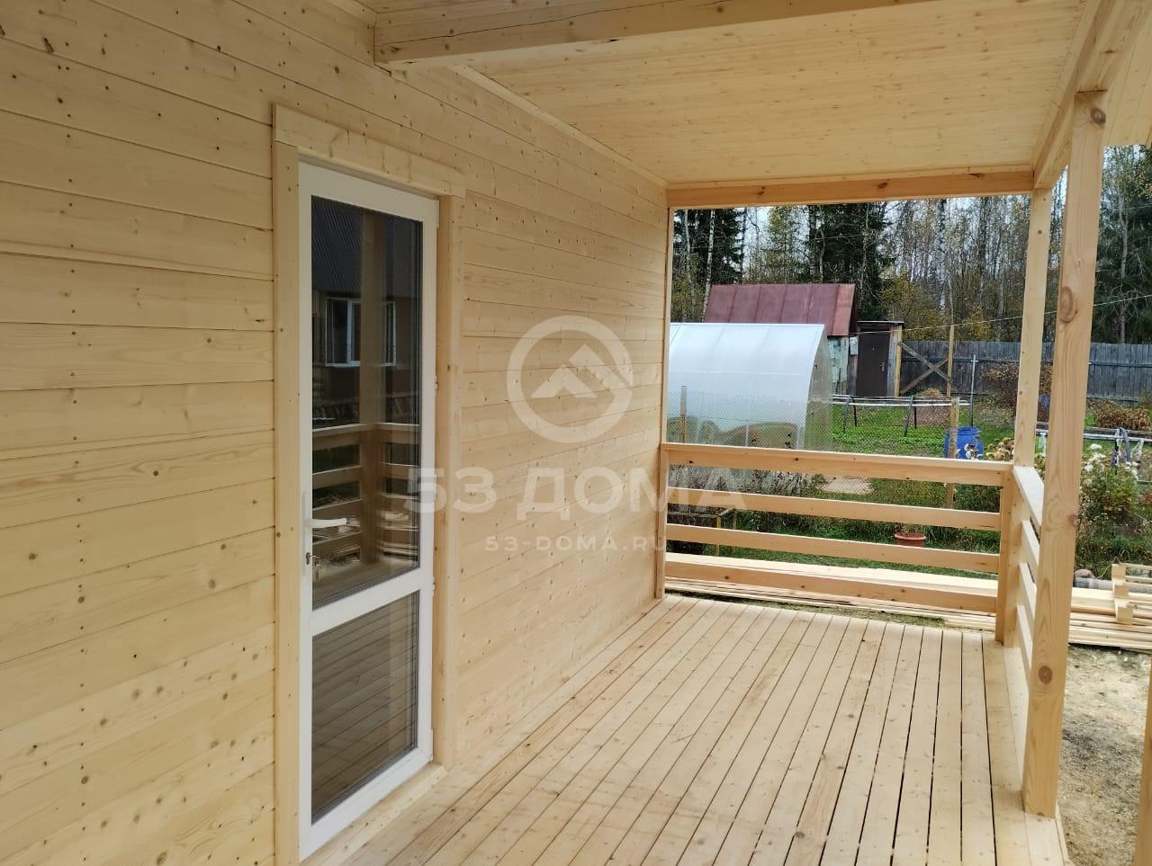 Каркасный дом 1 эт, 6х9 м, 2 недели
