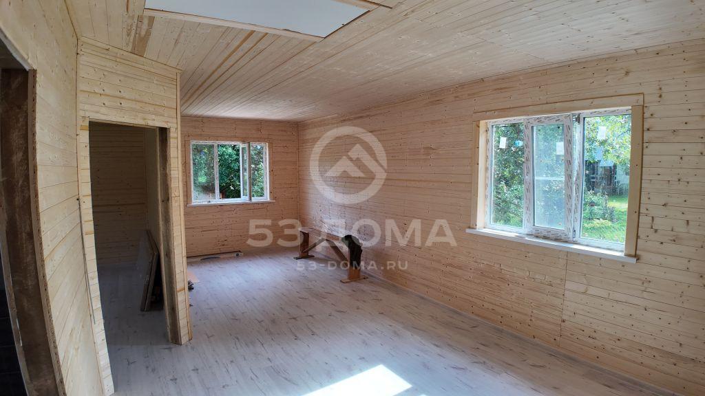 Каркасный дом 6х8 с террасой, 1 эт, 3 недели