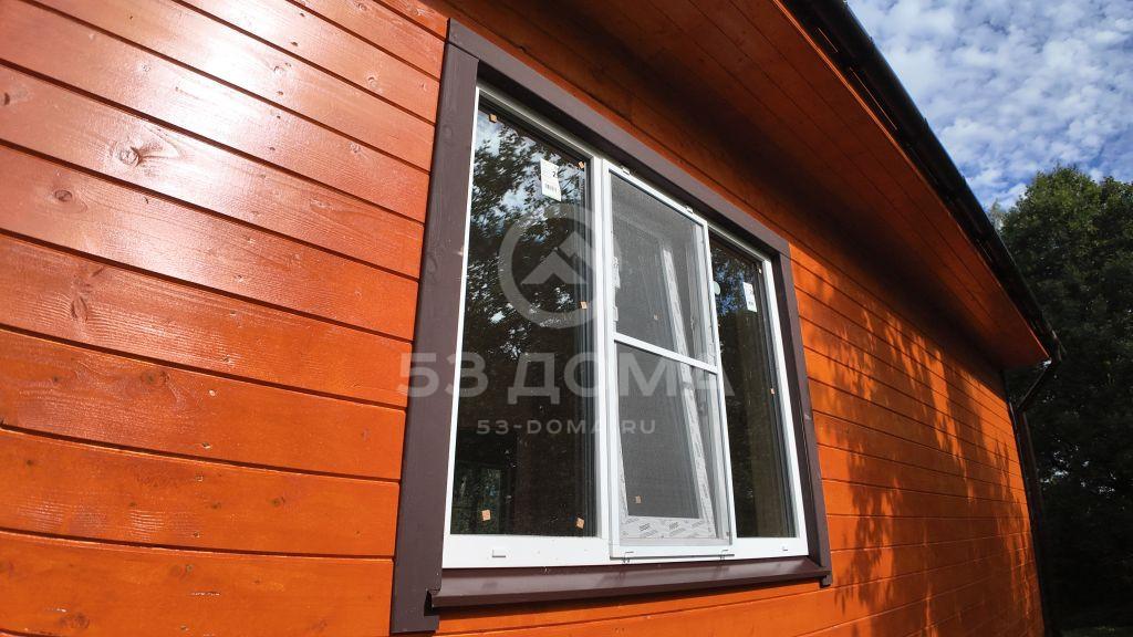 Каркасный дом 6х8 с террасой, 1 эт, 3 недели