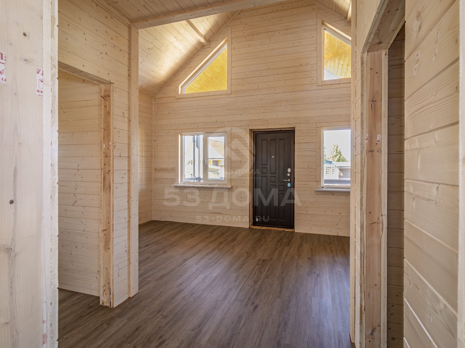 Каркасный дом с мансардой, 10,5х6 м