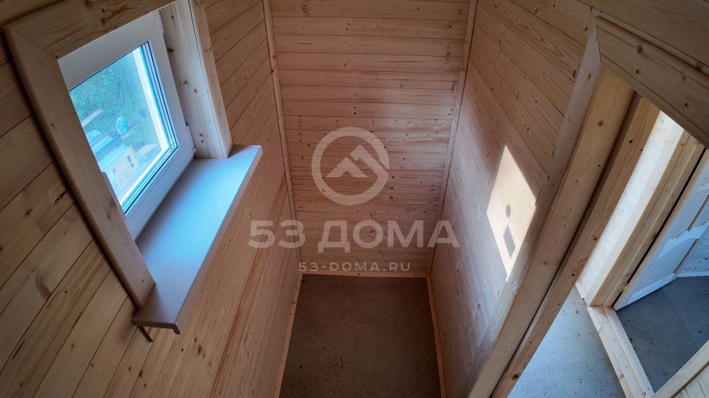 Каркасный дом с мансардой, 6х8 м. Срок строительства — с 20 июня по 05 июля 2024 г.