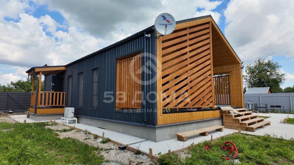 Каркасный дом 7,5х14 м, 1 эт, 4 недели