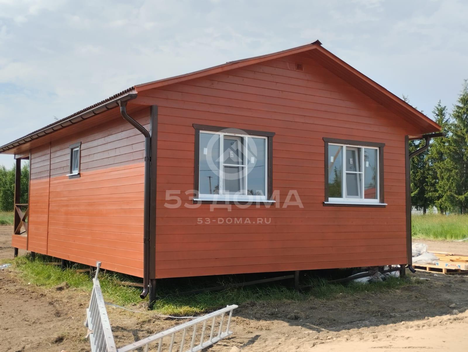 Каркасный дом 1 эт, 6х10 м. Срок строительства — с 12 по 29 мая 2024 г.
