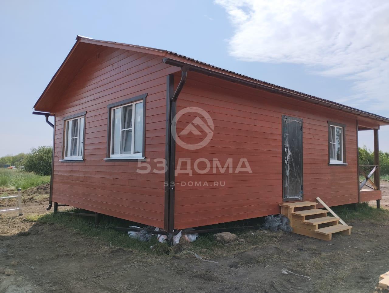 Каркасный дом 1 эт, 6х10 м. Срок строительства — с 12 по 29 мая 2024 г.