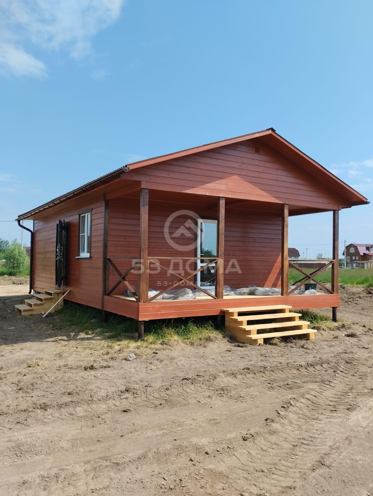 Каркасный дом 1 эт, 6х10 м. Срок строительства — с 12 по 29 мая 2024 г.