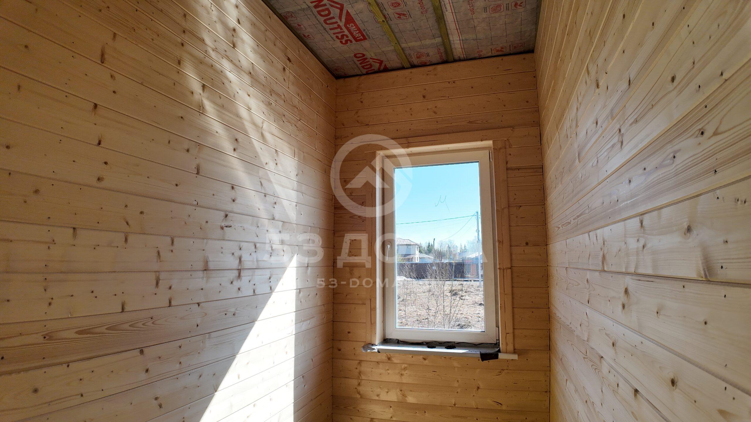 Каркасный дом 1 эт, 12,35х13,37 м, 8 недель
