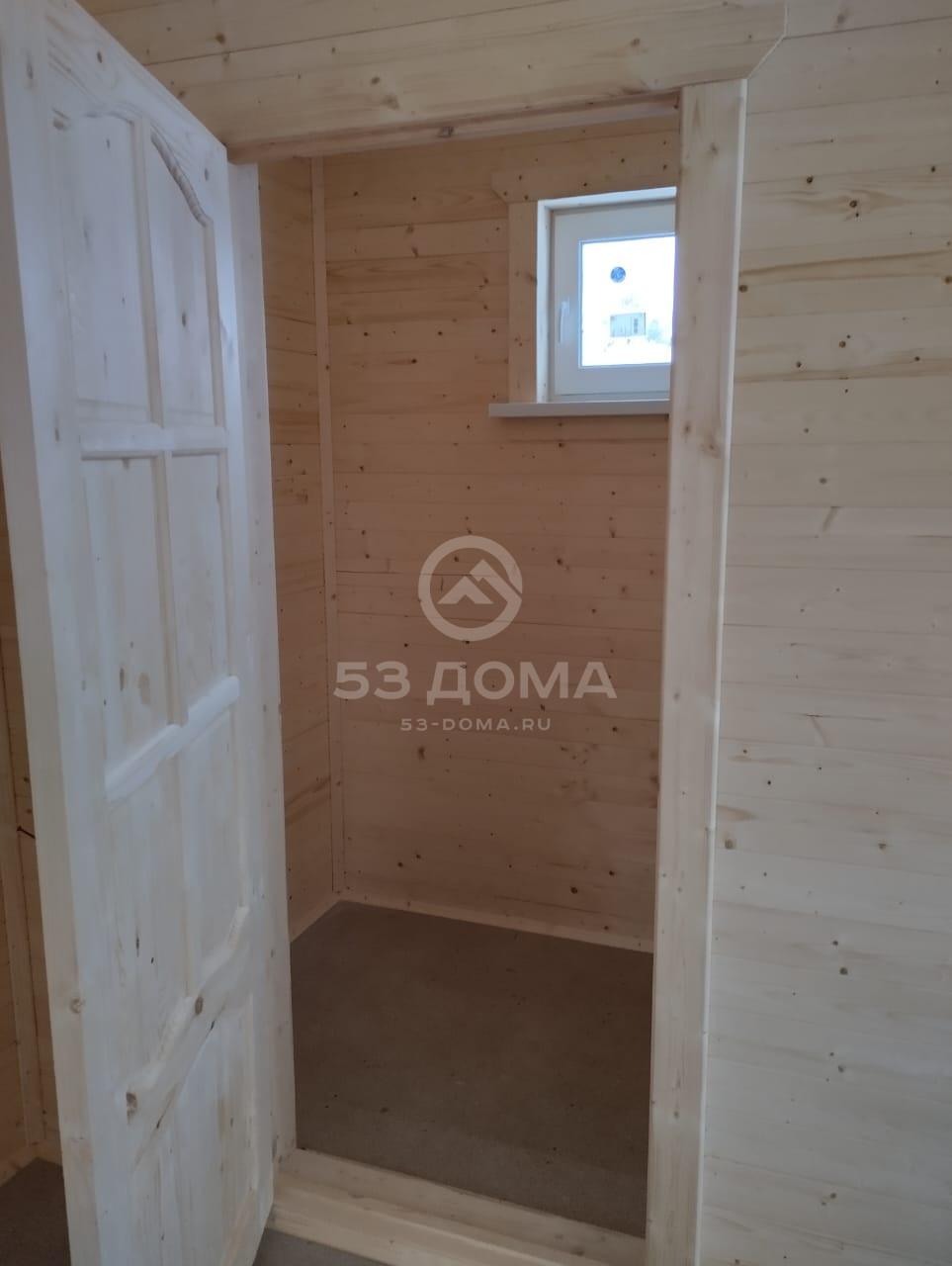 Каркасный дом по проекту ДК 046 9х6 м, 1 эт. Срок строительства: с 16 января по 3 февраля 2024 г.