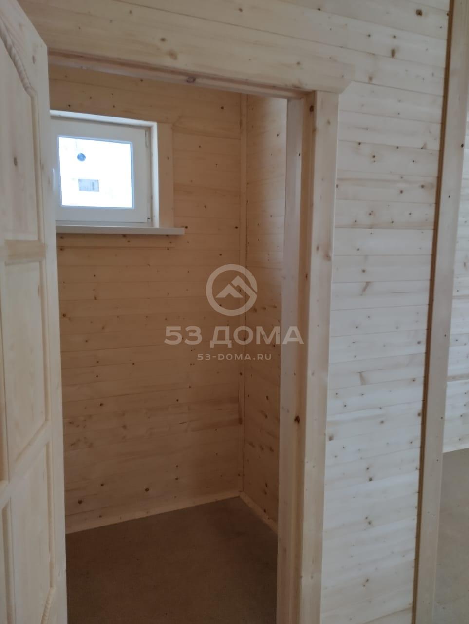 Каркасный дом по проекту ДК 046 9х6 м, 1 эт. Срок строительства: с 16 января по 3 февраля 2024 г.