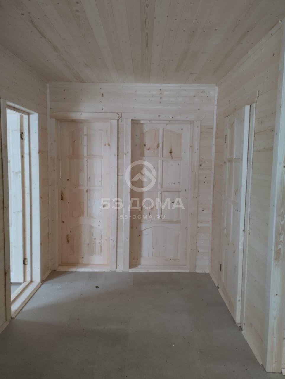 Каркасный дом по проекту ДК 046 9х6 м, 1 эт. Срок строительства: с 16 января по 3 февраля 2024 г.