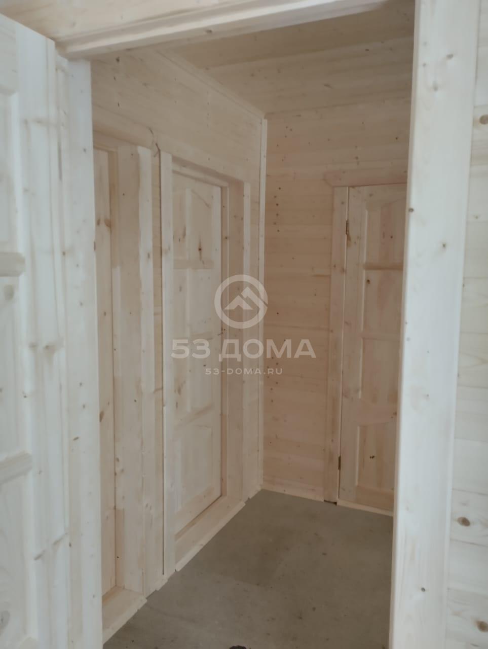 Каркасный дом по проекту ДК 046 9х6 м, 1 эт. Срок строительства: с 16 января по 3 февраля 2024 г.