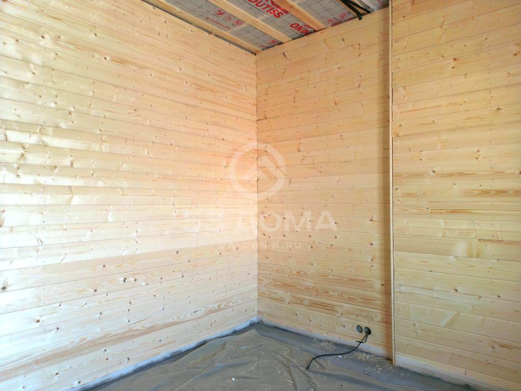 Каркасный дом 1 эт, 16.22×11.22 м, с террасой, 2 месяца