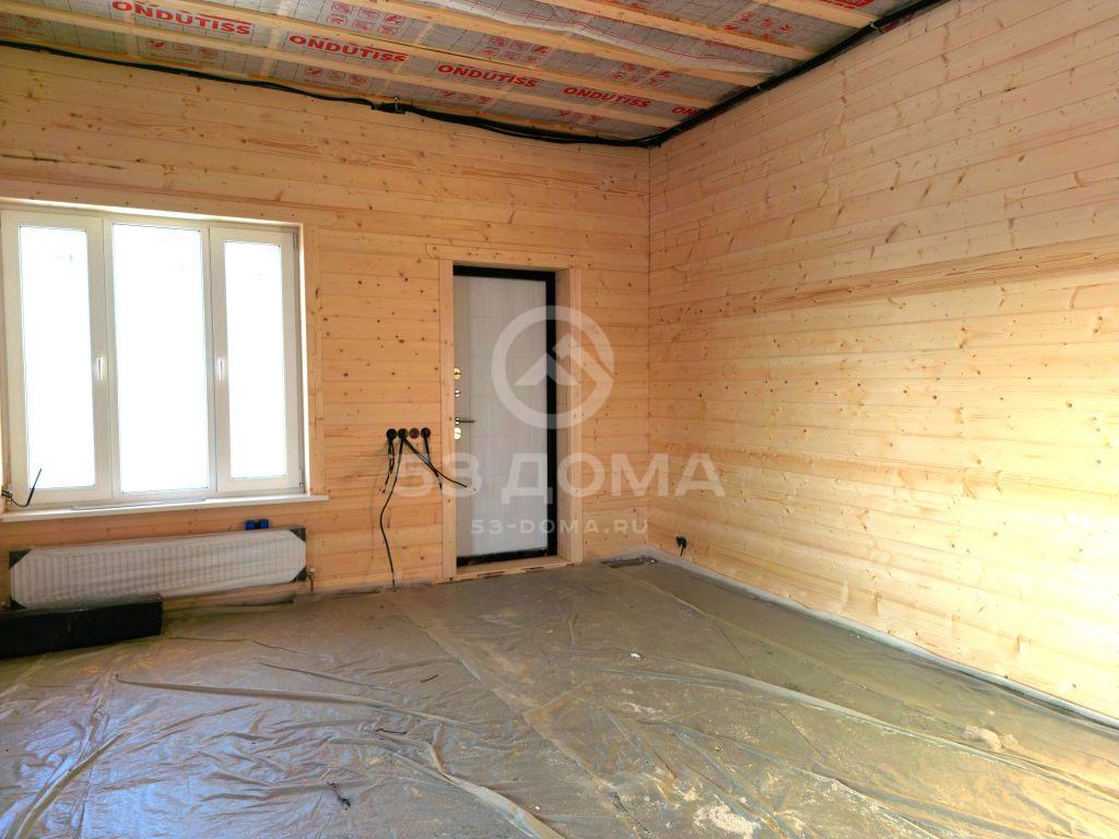 Каркасный дом 1 эт, 16.22×11.22 м, с террасой, 2 месяца