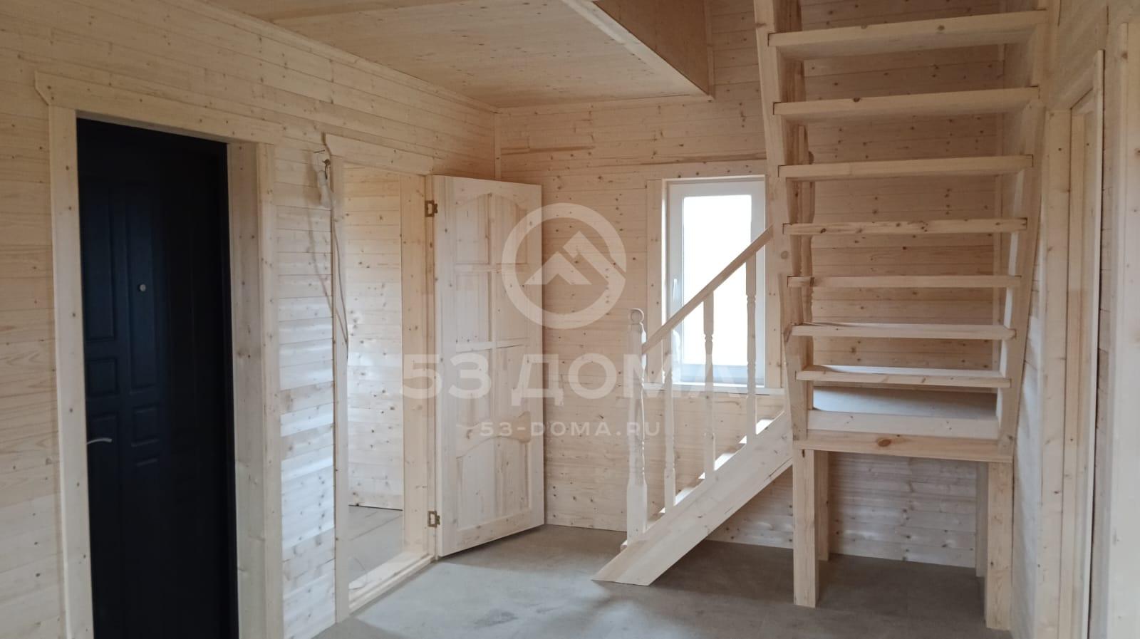 Каркасный дом 6х8 м с мансардой, 4 недели
