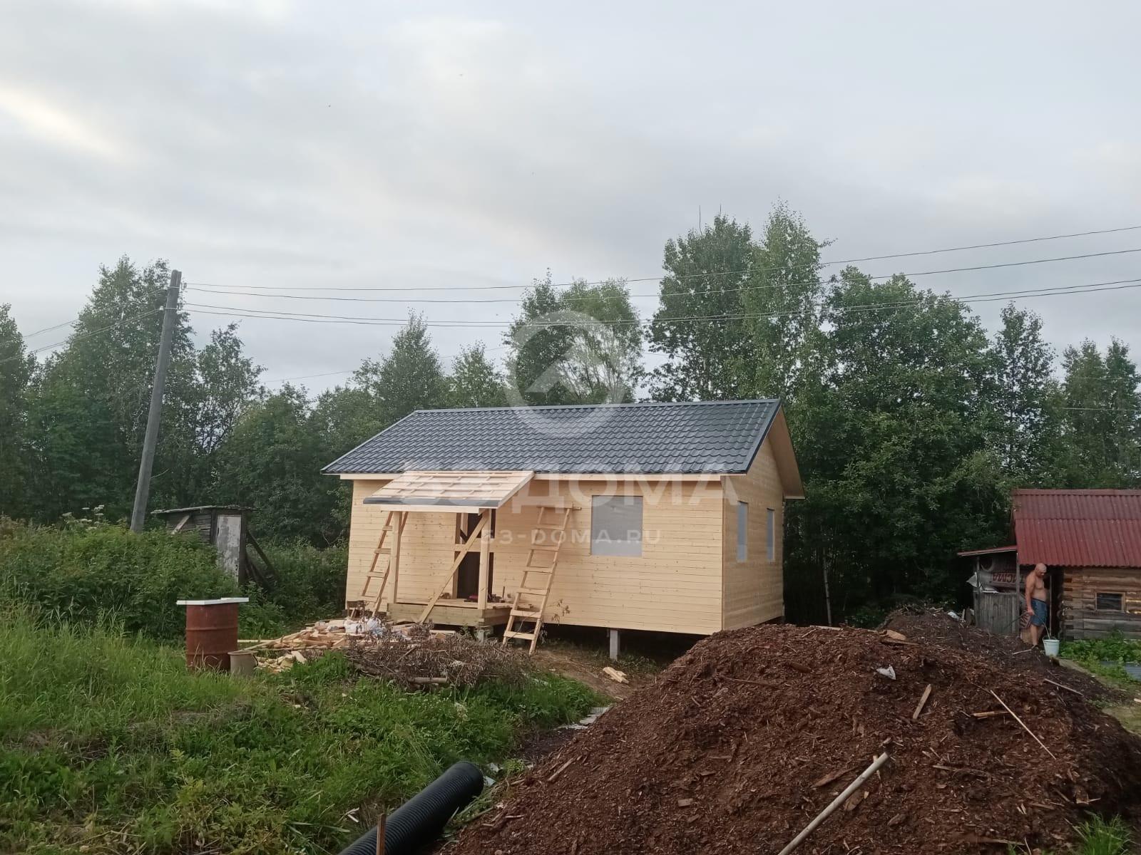 Каркасный дом 6х8 м, 1 эт, 3 недели