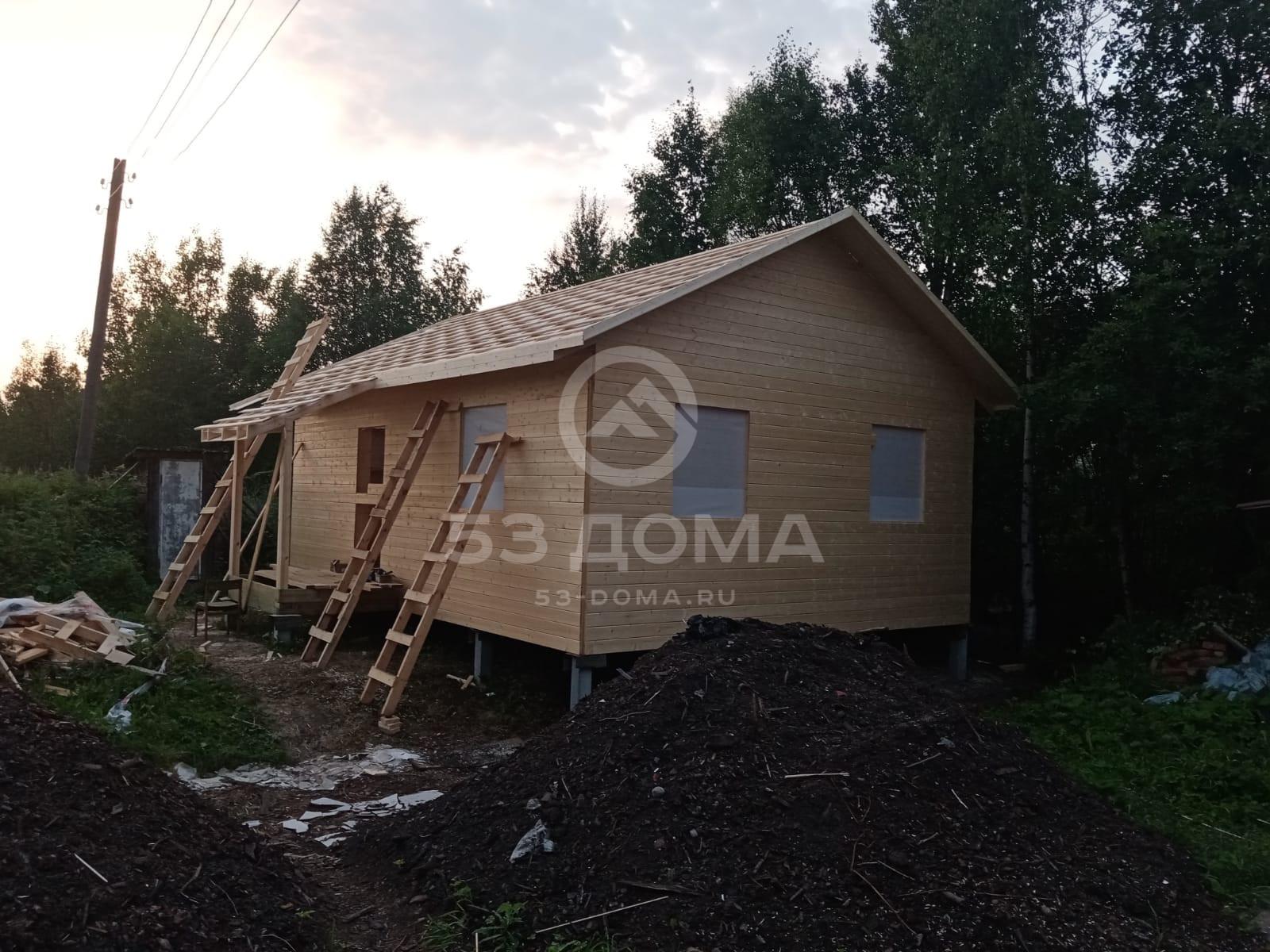 Каркасный дом 6х8 м, 1 эт, 3 недели