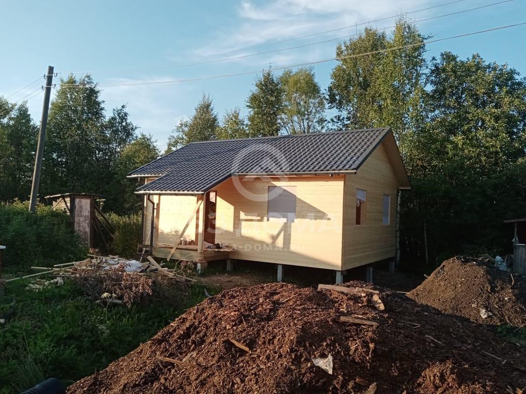 Каркасный дом 6х8 м, 1 эт, 3 недели