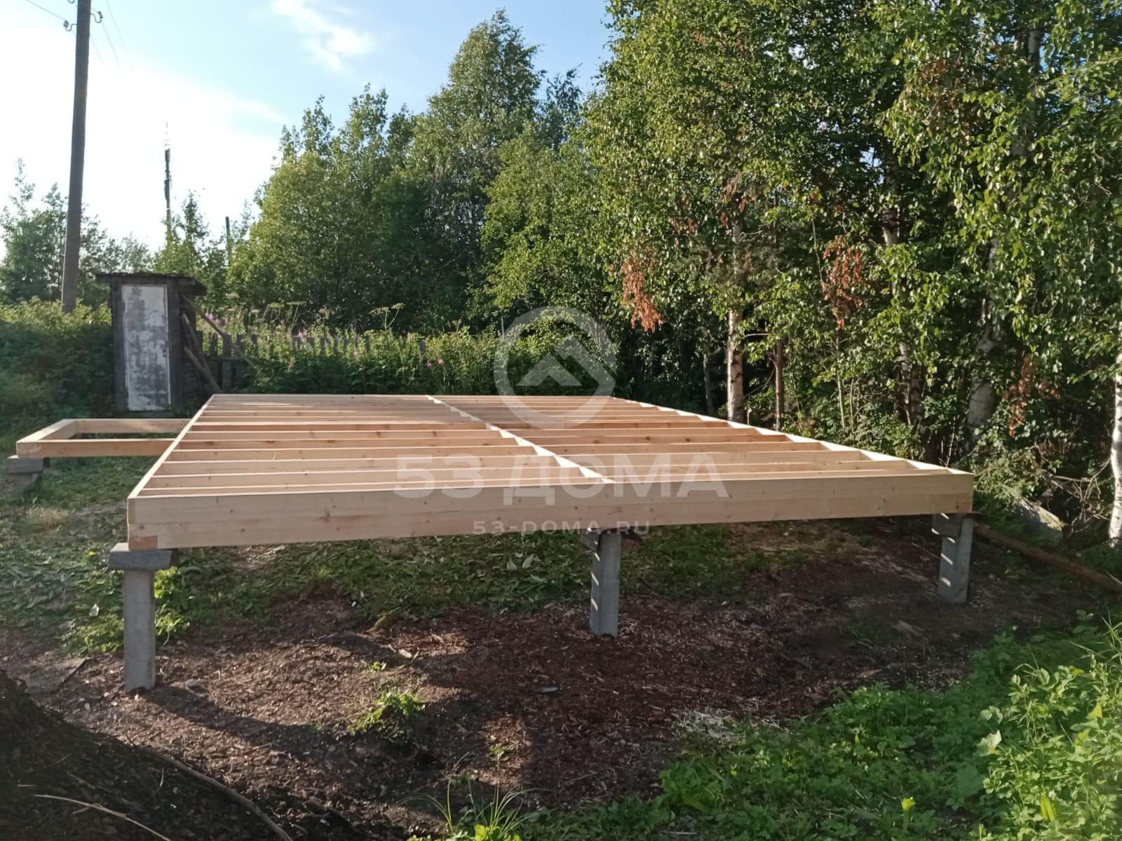 Каркасный дом 6х8 м, 1 эт, 3 недели
