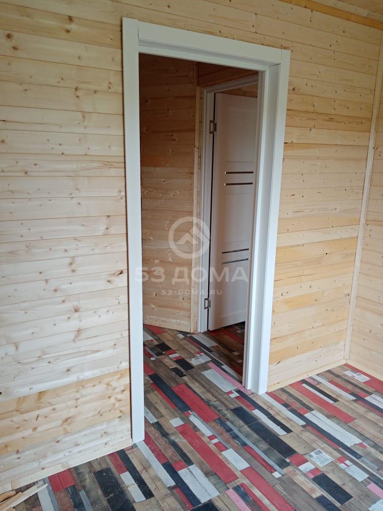 Каркасный дом 7х7 м с террасой, 1,5 эт