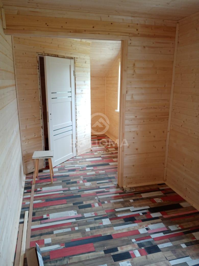 Каркасный дом 7х7 м с террасой, 1,5 эт