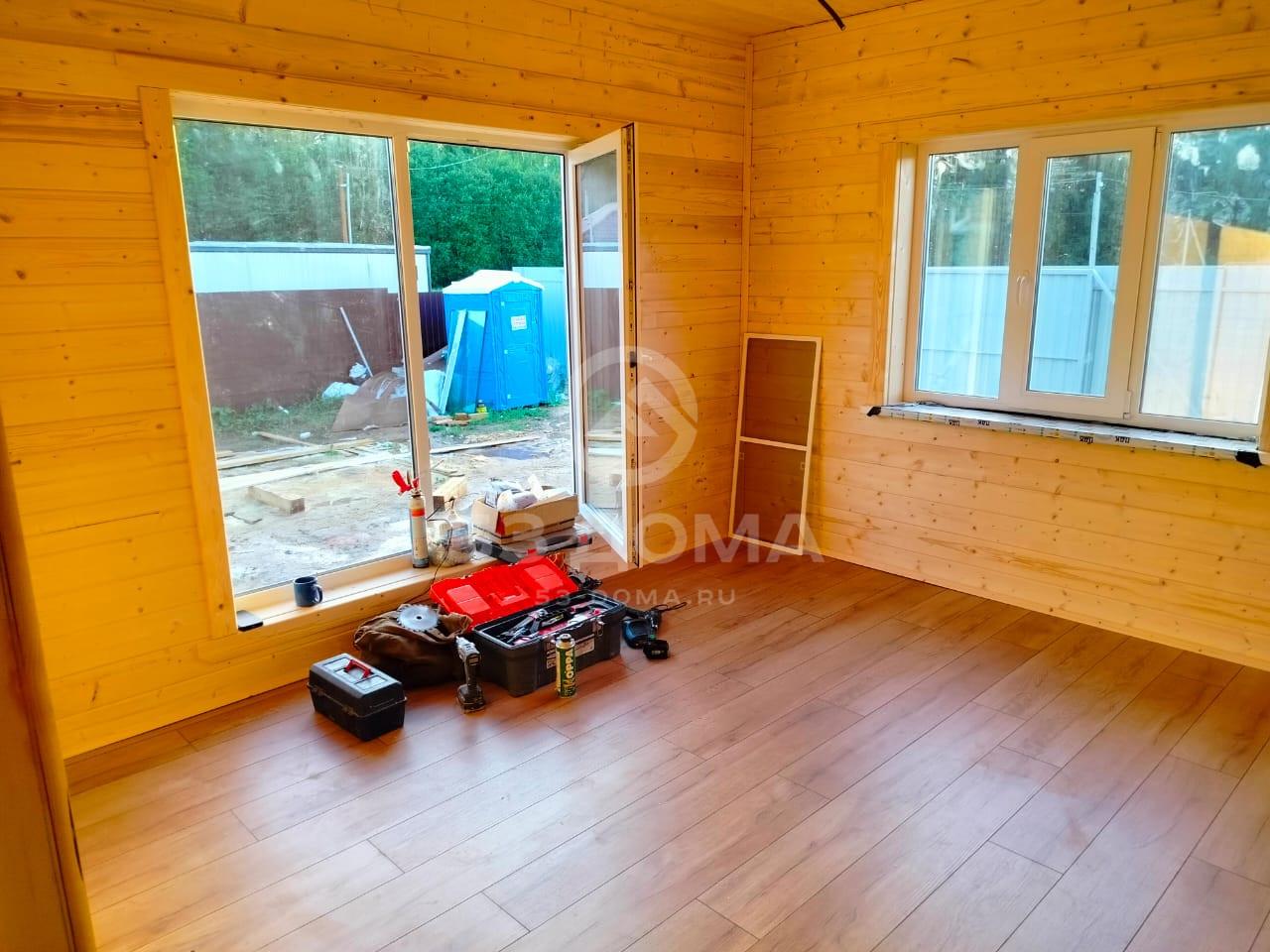 Каркасный дом 10х8,5 м с террасой, 4 недели