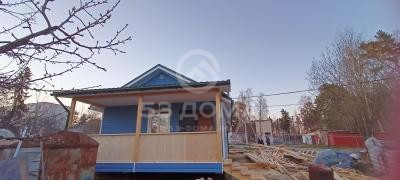 Каркасный дом 6х8 м с террасой