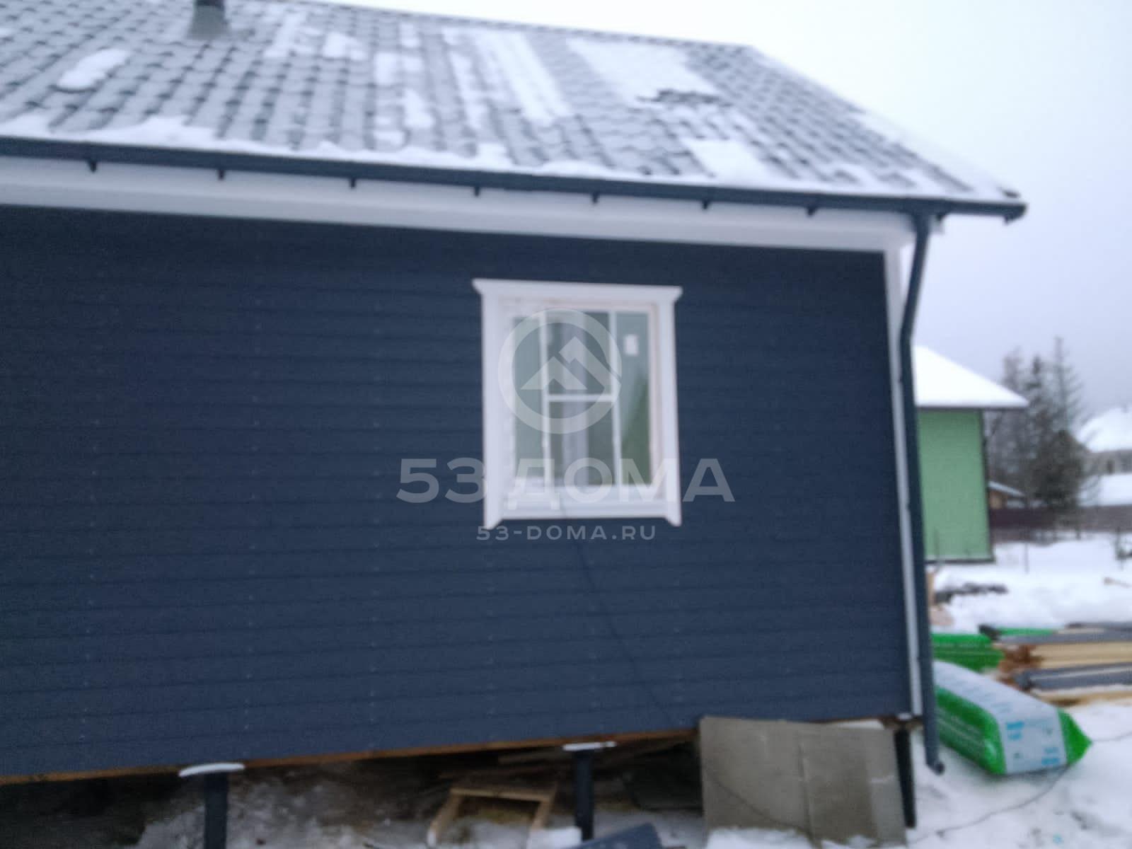 Каркасный дом с мансардой 6×8 м