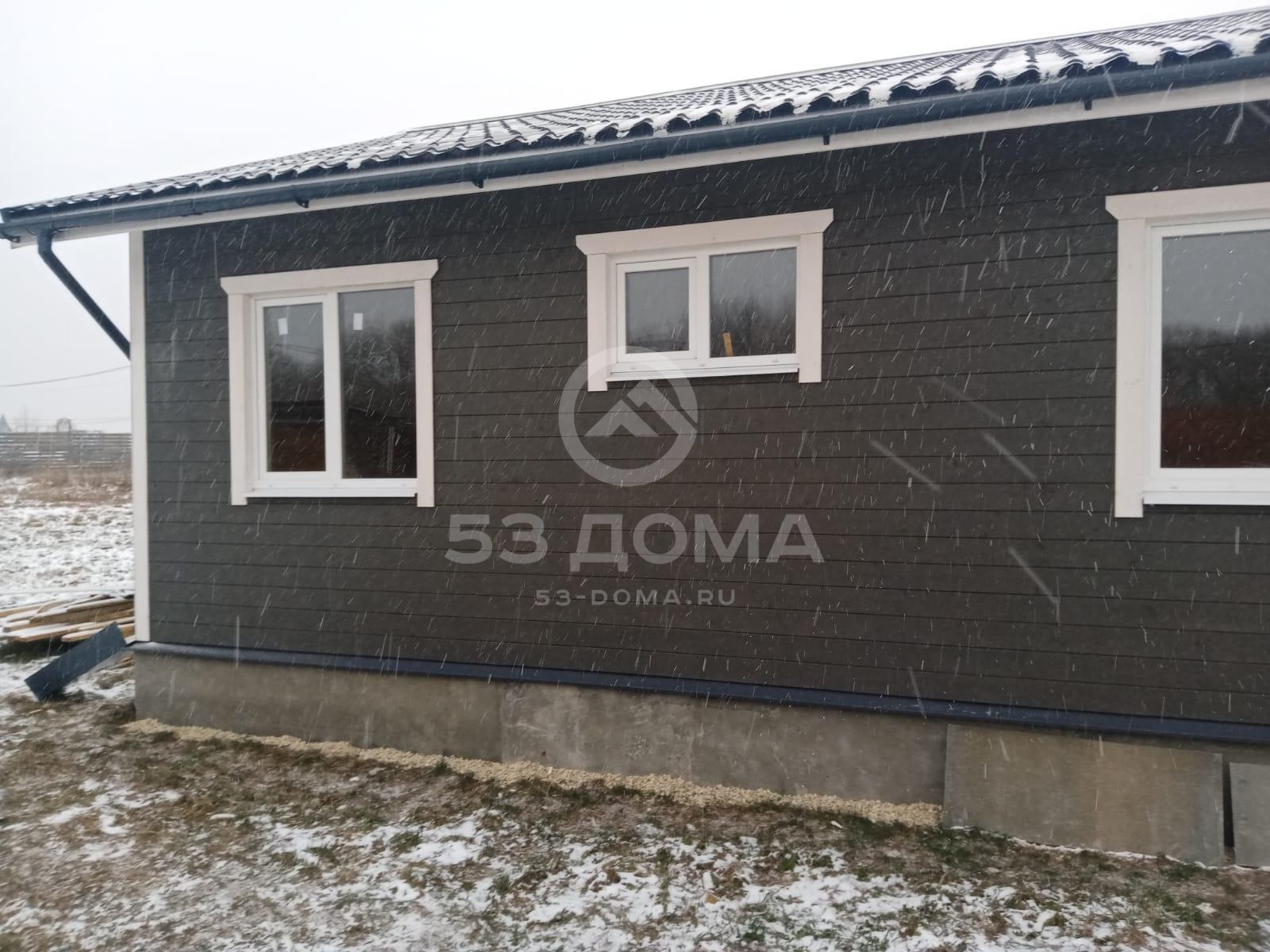 Каркасный дом «под ключ» 14×9 м с террасой, 8 недель