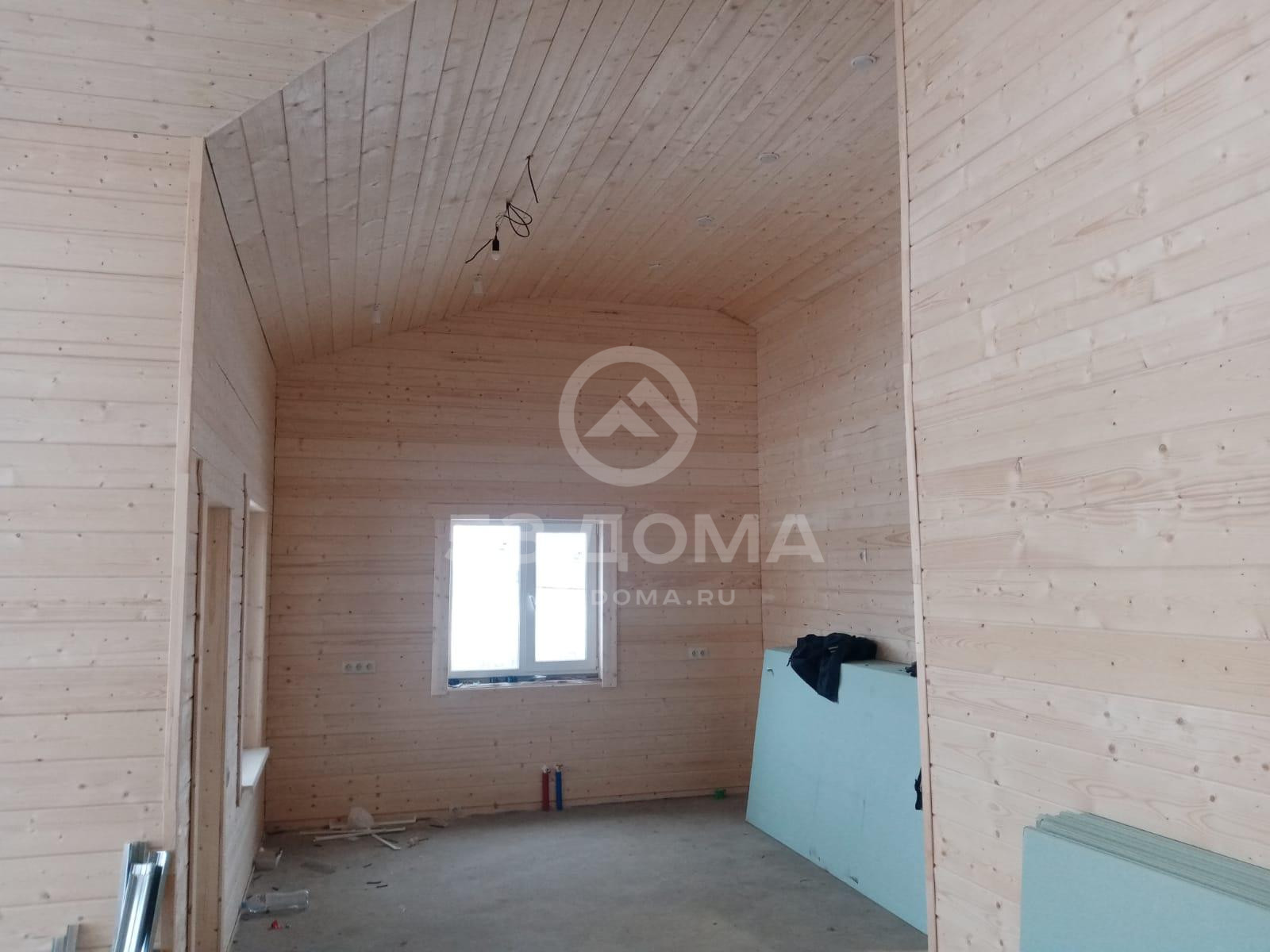 Каркасный дом «под ключ» 14×9 м с террасой, 8 недель