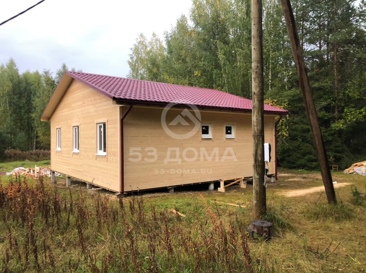 Каркасный дом по проекту заказчика 9х8 м, 3 недели