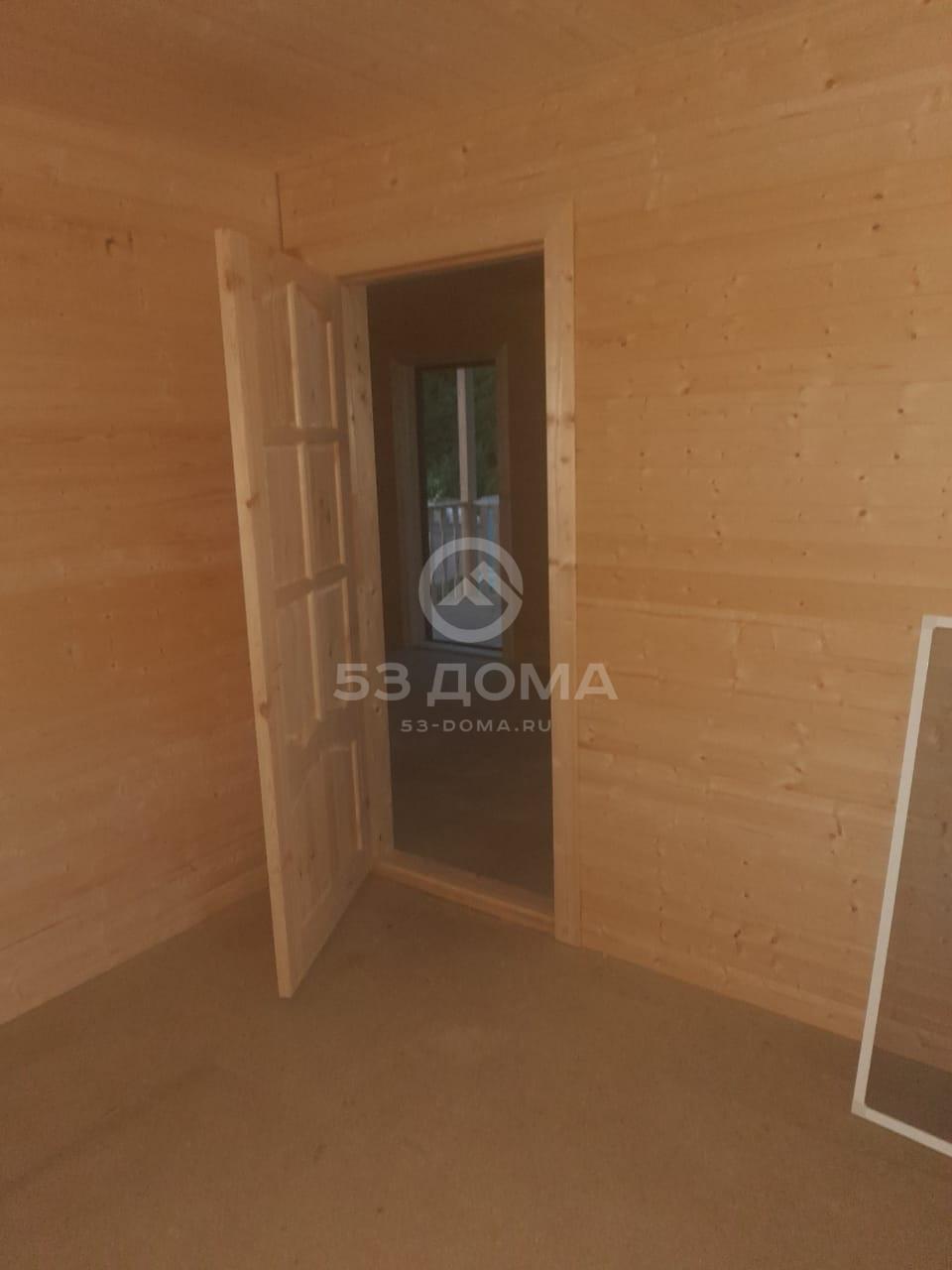 Каркасный дом по проекту ДК 096 6×8м с террасой, 3 недели