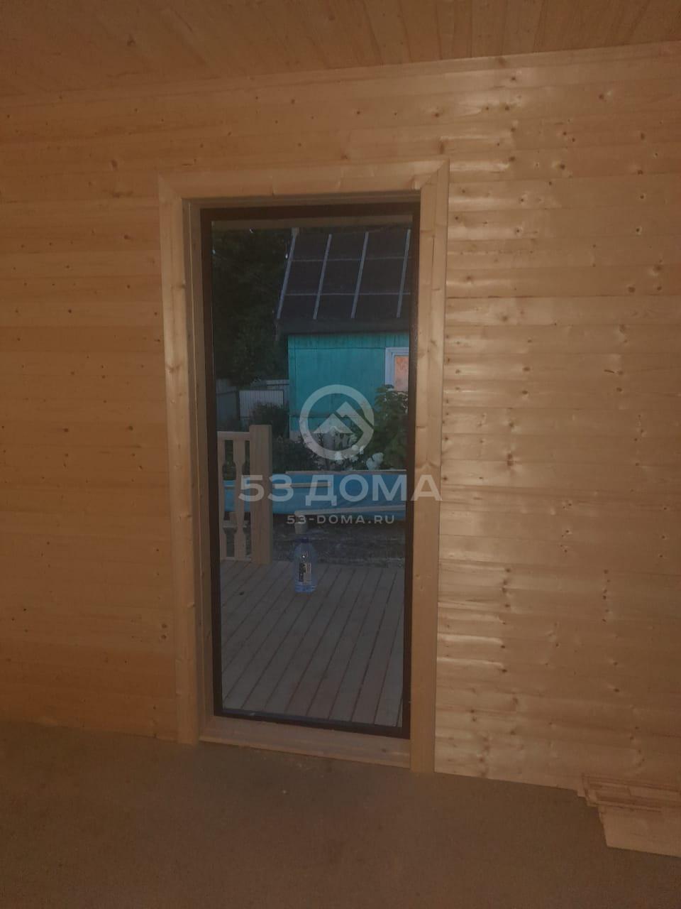 Каркасный дом по проекту ДК 096 6×8м с террасой, 3 недели