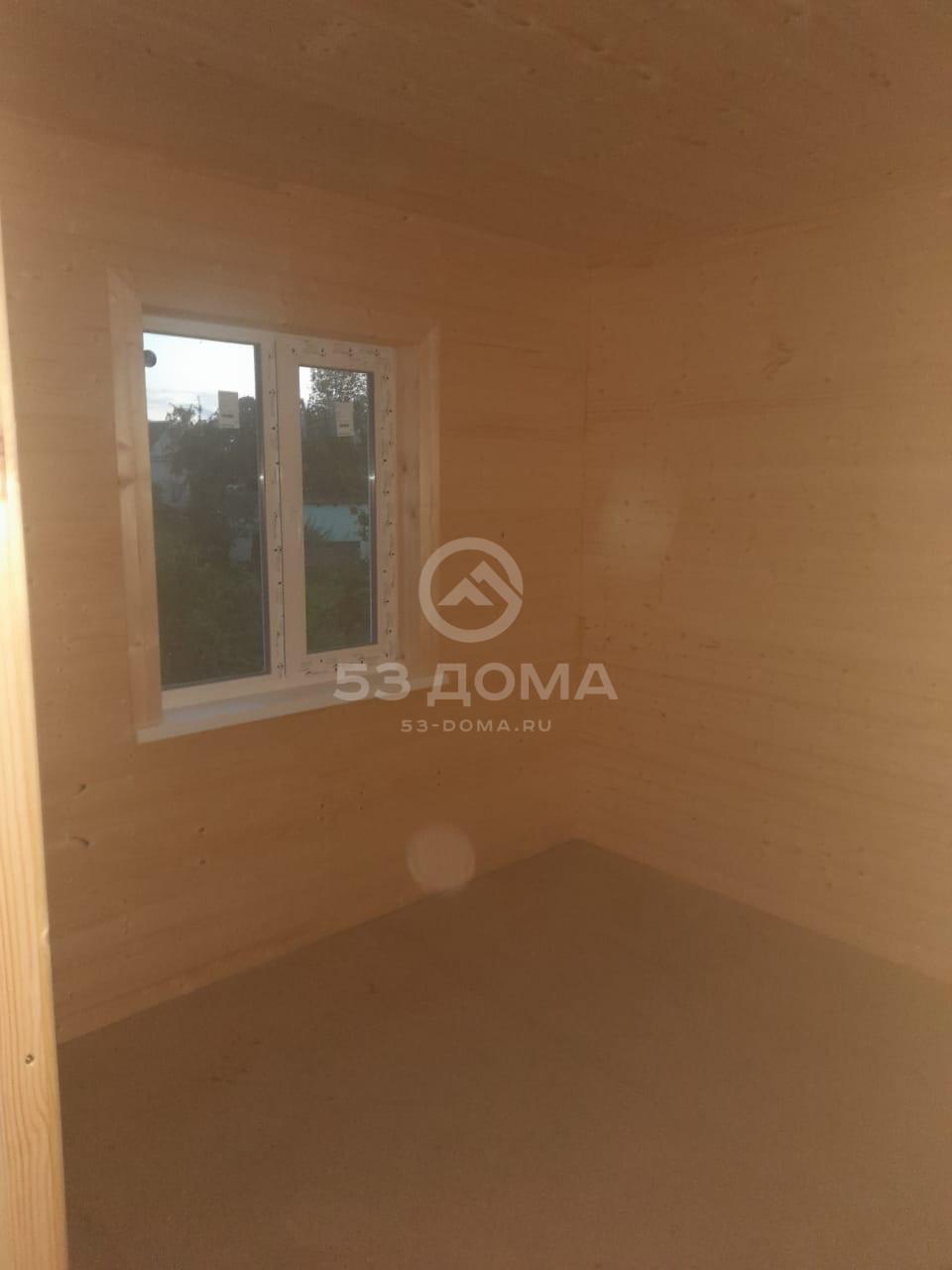 Каркасный дом по проекту ДК 096 6×8м с террасой, 3 недели