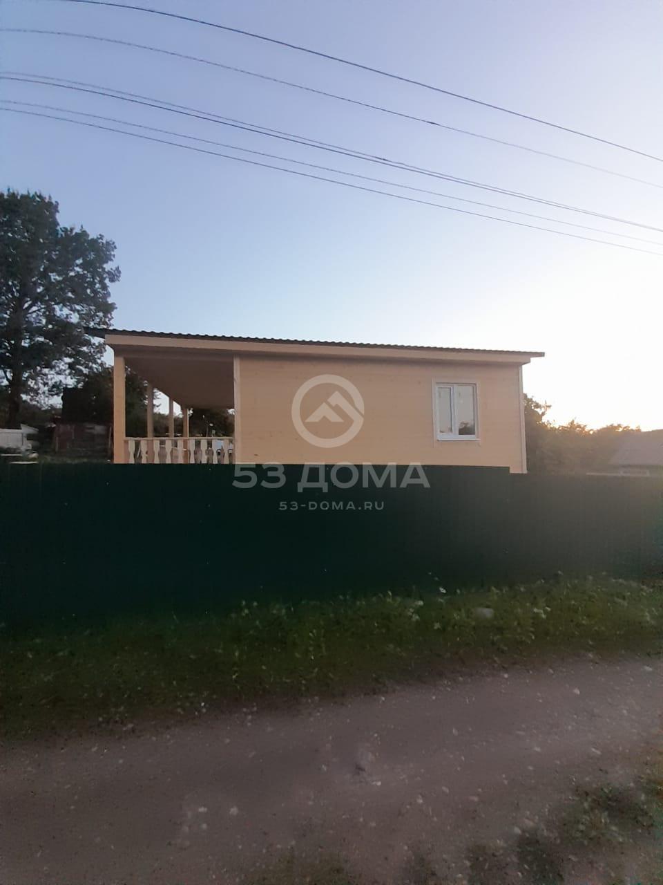 Каркасный дом по проекту ДК 096 6×8м с террасой, 3 недели