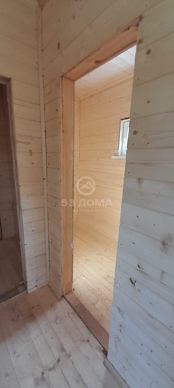 Каркасный дом по проекту заказчика 6×7,5 м с крыльцом, 3 недели