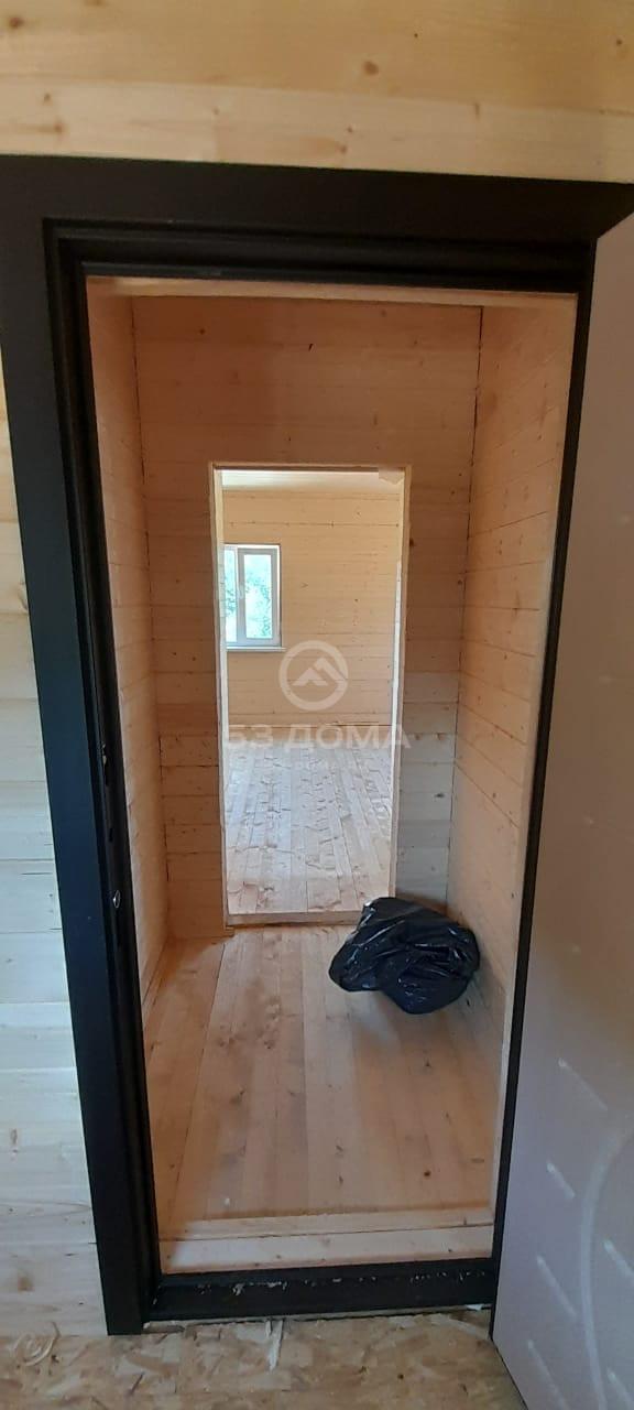 Каркасный дом по проекту заказчика 6×7,5 м с крыльцом, 3 недели