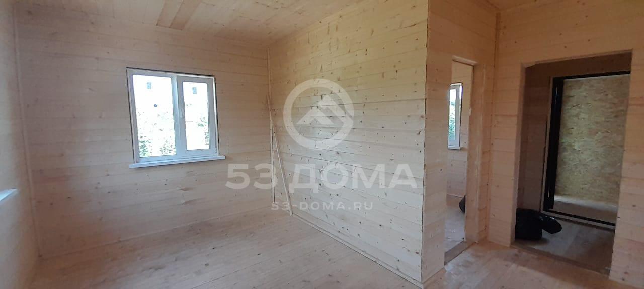 Каркасный дом по проекту заказчика 6×7,5 м с крыльцом, 3 недели