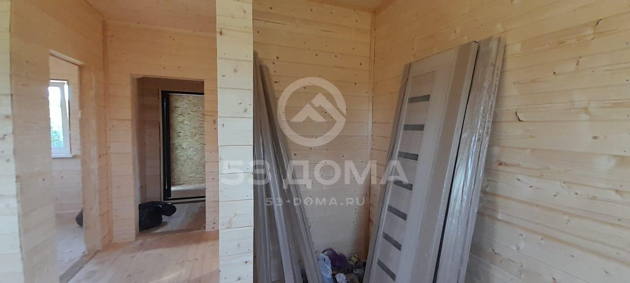Каркасный дом по проекту заказчика 6×7,5 м с крыльцом, 3 недели