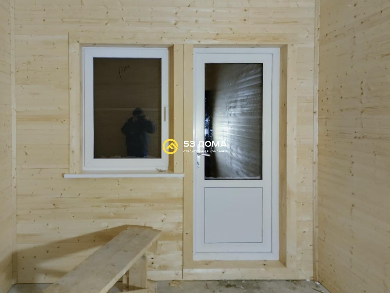 Каркасный дом 6х10 м с террасой (Госпрограмма «Свой дом в Арктике»)