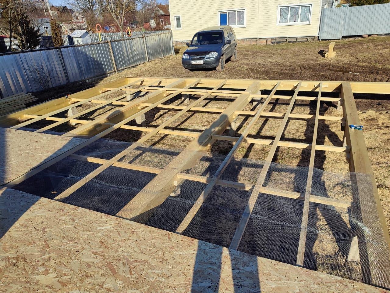 Каркасный дом по проекту ДК118, 8×8 м, 3 недели